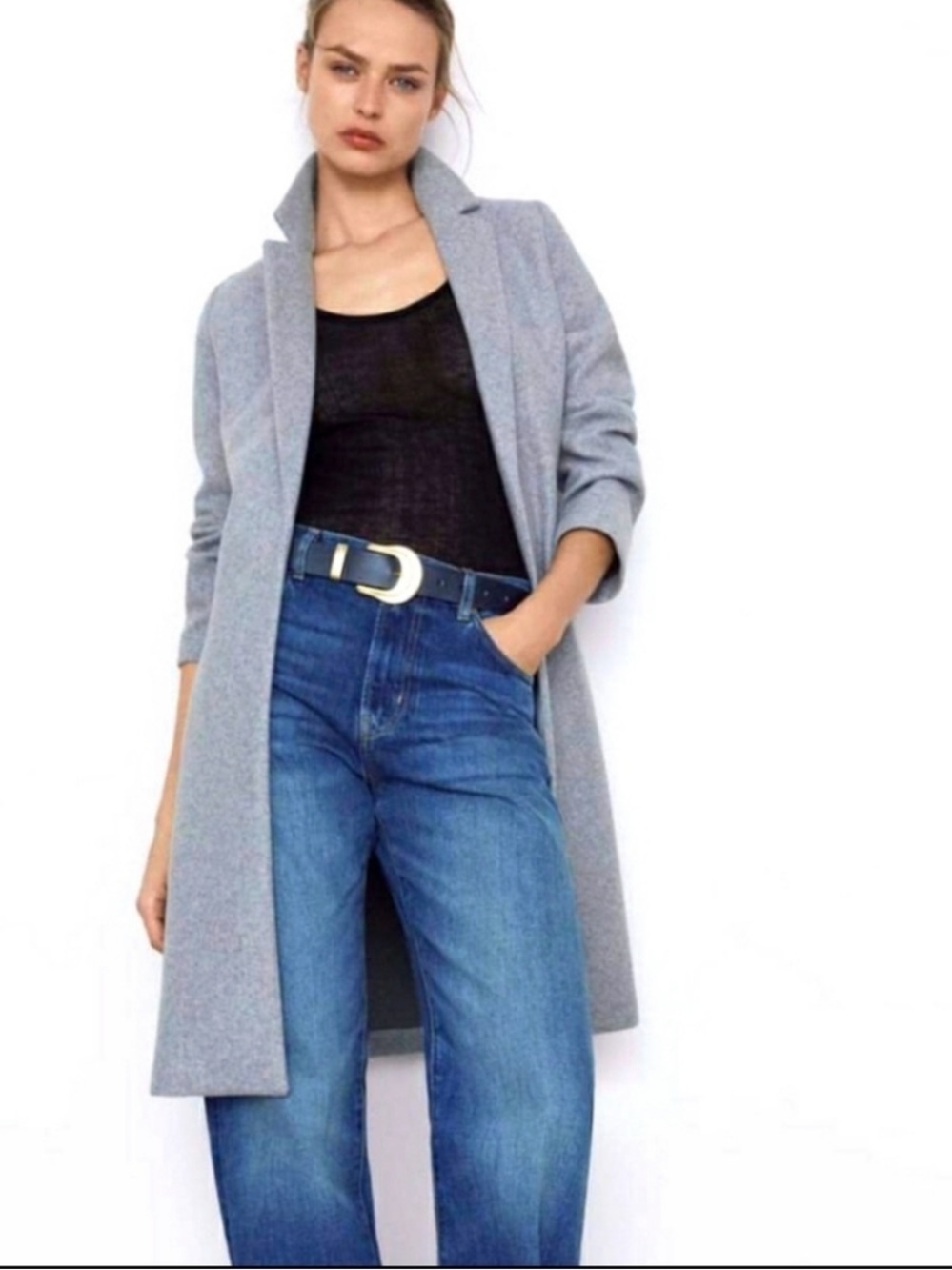 Zara Lapel Coat